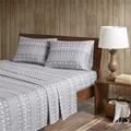 Woolrich Cozy Flannel Sheet Set, Grey Winter Frost - King WR20-2029